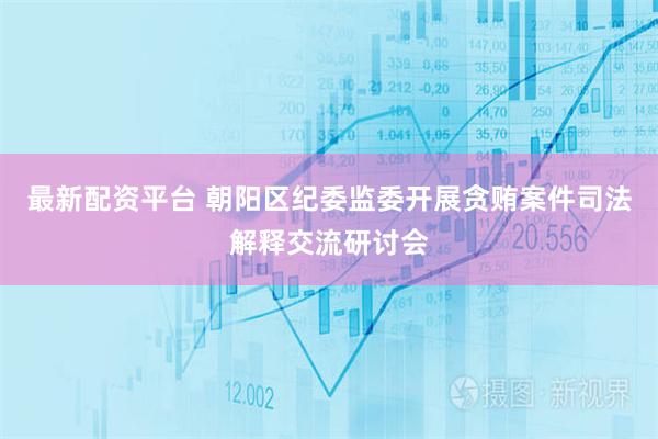 最新配资平台 朝阳区纪委监委开展贪贿案件司法解释交流研讨会
